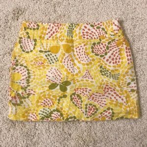 Printed mini skirt